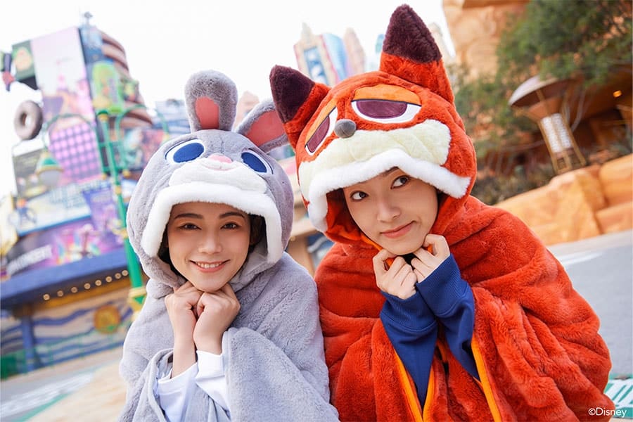 New hooded Judy or Nick blankets in Zootopia