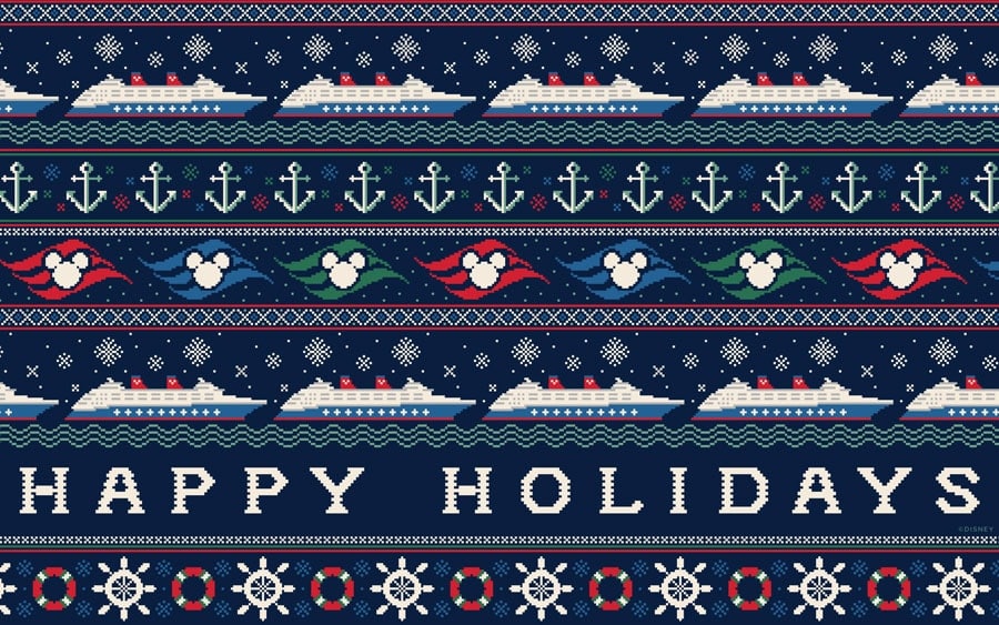 disney cruise line ugly sweater wallpaper with a cruise and nautical elements