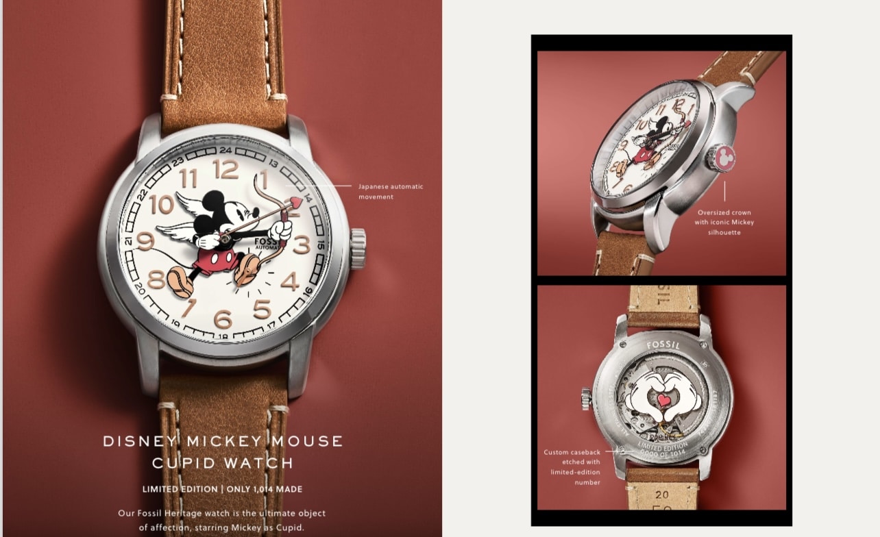 Fossil valentine watch clearance