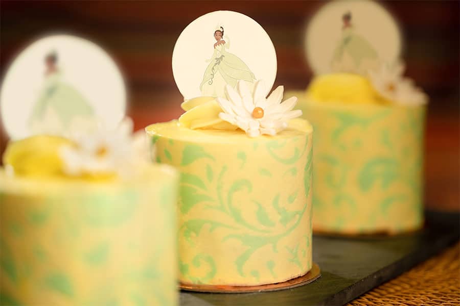 Tianas Petit Cake from Main Street Bakery in Magic Kingdom Park
