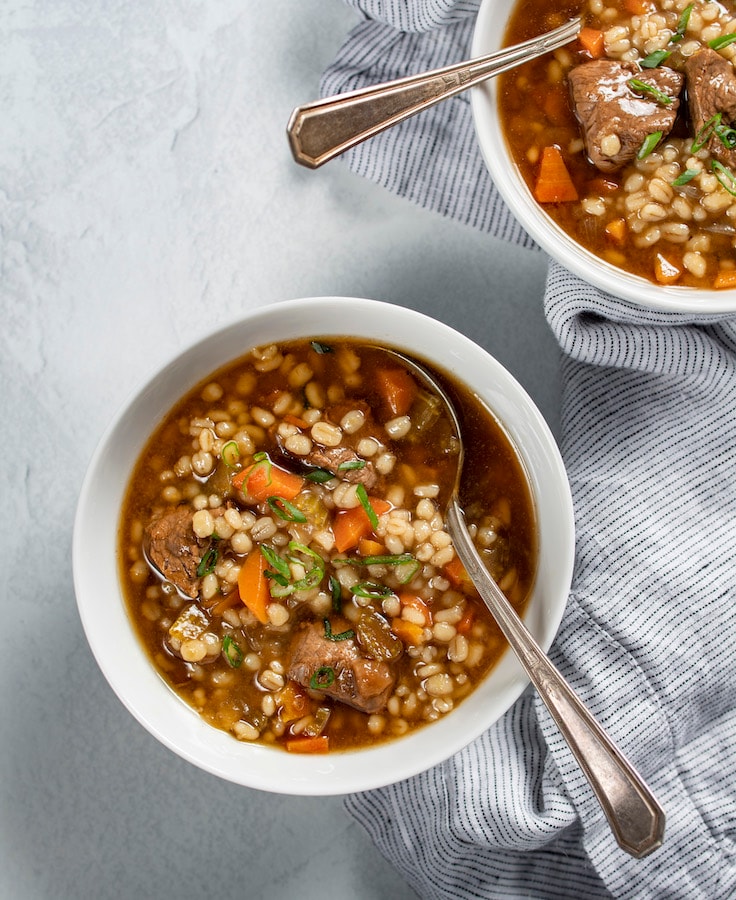 Beef and Barley Soup from the Disney Recipe Vault