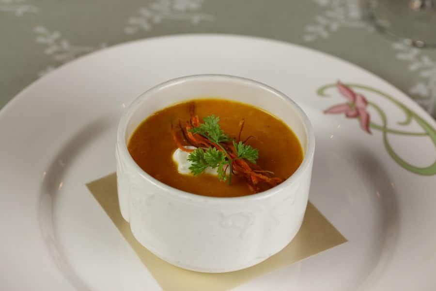 Curry Carrot and Apple Soup from Disney Cruise Line