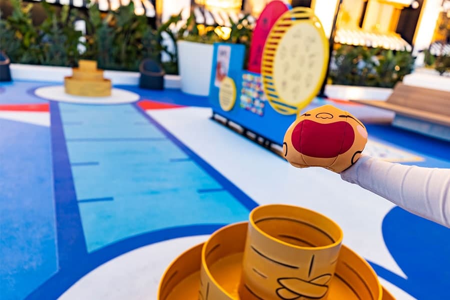 Pixar Shorts Court at Pixar Place Hotel at Disneyland Resort Guests can enjoy their stay by heading to the Pixar Shorts Court on the rooftop deck of Pixar Place Hotel at Disneyland Resort in Anaheim Calif with interactive games and imaginative free play inspired by Pixars famous short films La Luna Bao For the Birds and Burrow Christian ThompsonDisneyland Resort