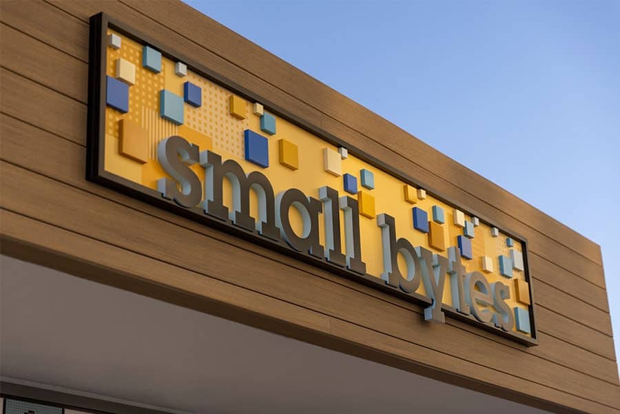 Small Bytes at Pixar Place Hotel at Disneyland Resort Opening in early March Small Bytes will offer salads wraps assorted cheese plates signature beverages and more on the rooftop deck at Pixar Place Hotel at Disneyland Resort in Anaheim Calif Adjacent to the Pixar Shorts Court it will feature pixel art style portraits of 22 Pixar characters Christian ThompsonDisneyland Resort