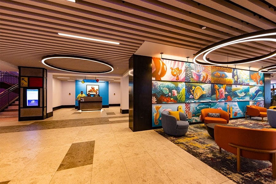 Pixar Place Hotel at Disneyland Resort Lobby