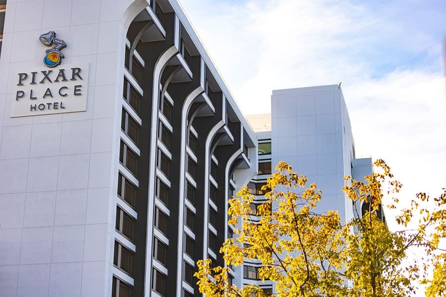 The newly opened Pixar Place Hotel at Disneyland Resort