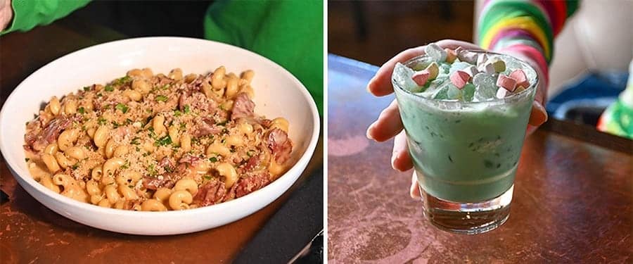 Image of Irish Mac N Cheese and Lucky Grasshopper