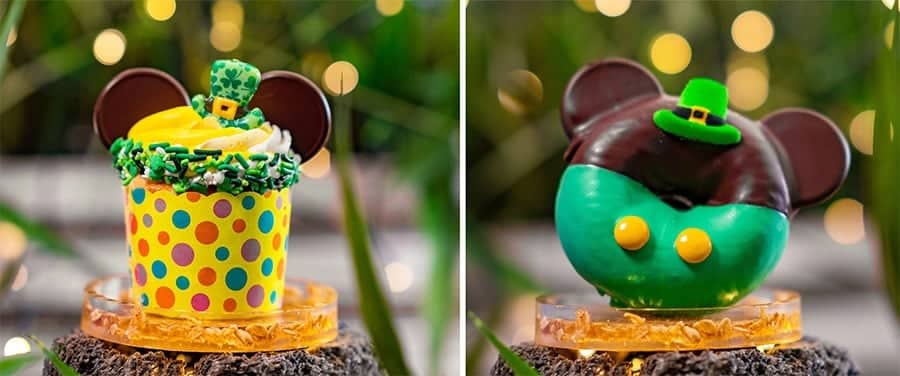 St Patricks Day Cupcake and St Patricks Day Donut from GCH Craftsman Grill