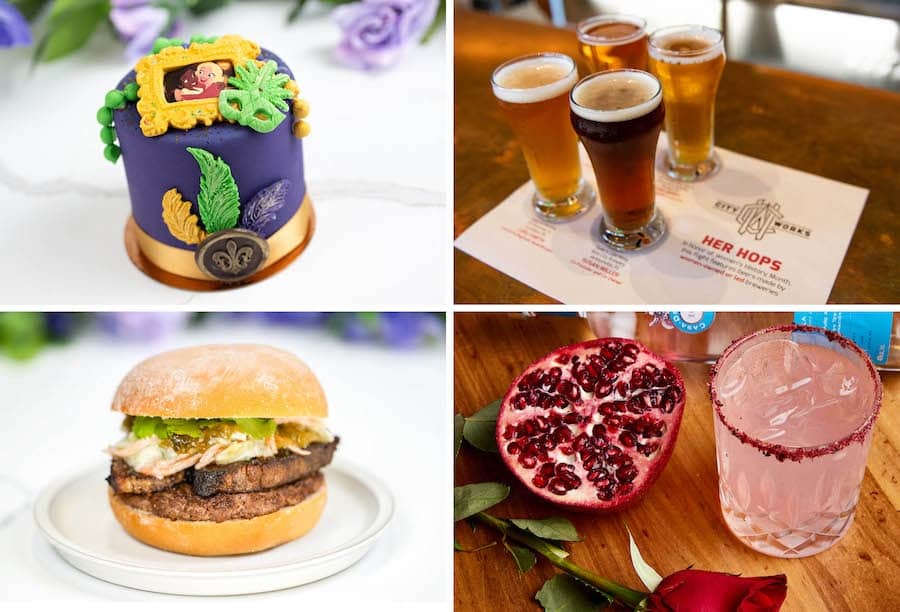 Images of food and drinks at Walt Disney World in March 2024 for Women's History Month - Disney Springs