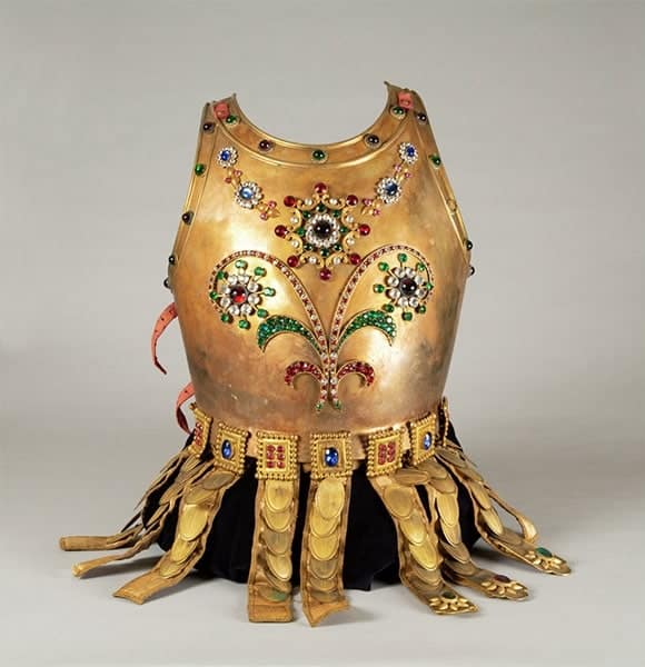 Bronze breastplate worn by the "King of Carnival" in New Orleans