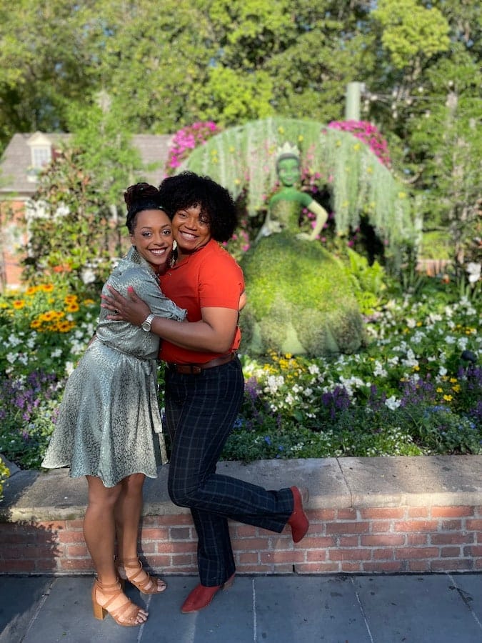 Princess Tiana topiary at EPCOT International Flower Garden Festival Walt Disney World Resort
