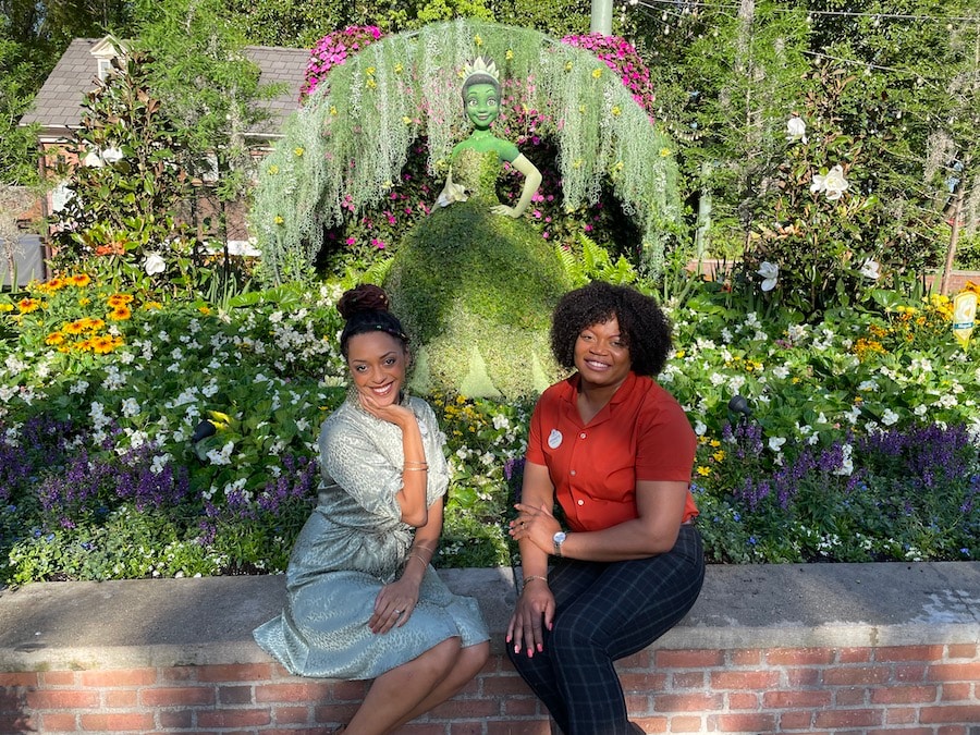 Princess Tiana topiary at EPCOT International Flower Garden Festival Walt Disney World Resort