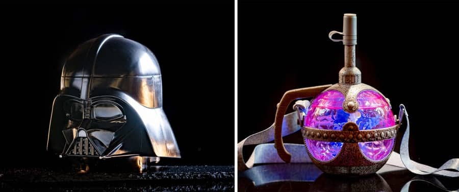Season of the Force food items Collage of Darth Vader Premium Mug and Acid Spitter Orb Sipper