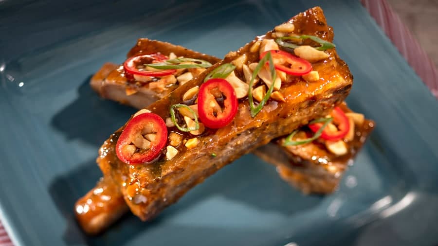 Soy glazed Sticky Ribs