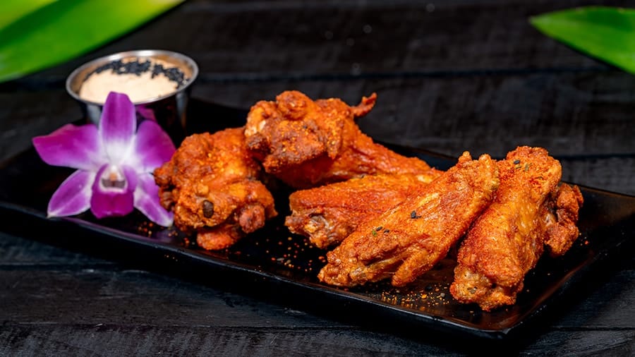 Spiced Dry rub Chicken Wings