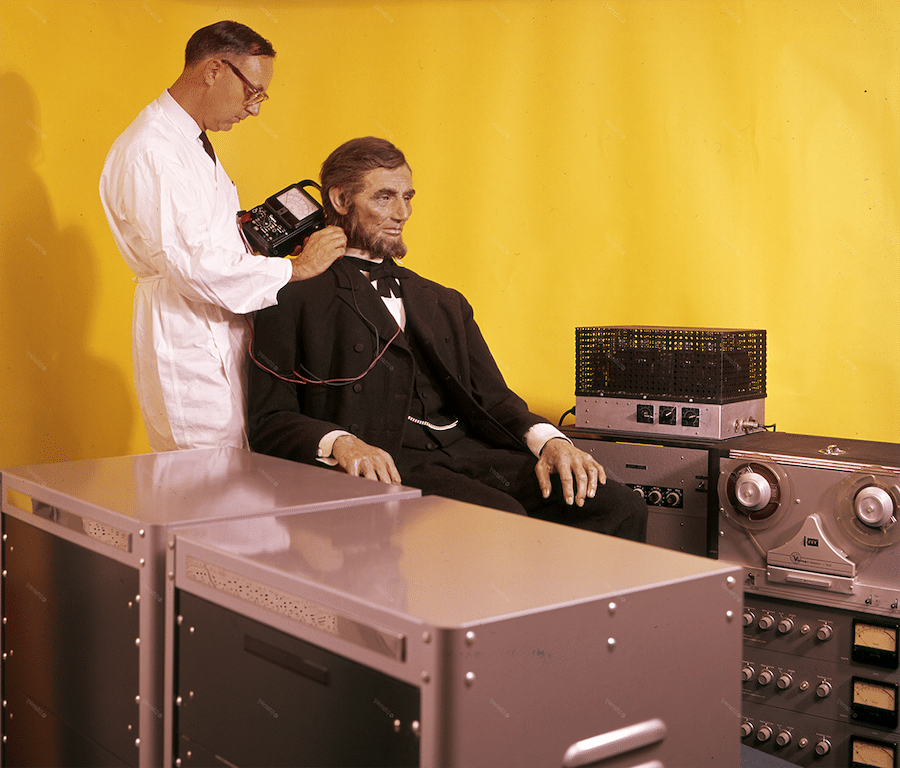 State of Illinois’ pavilion, Imagineers showcasing awe-inspiring Audio-Animatronics technology for President Abraham Lincoln