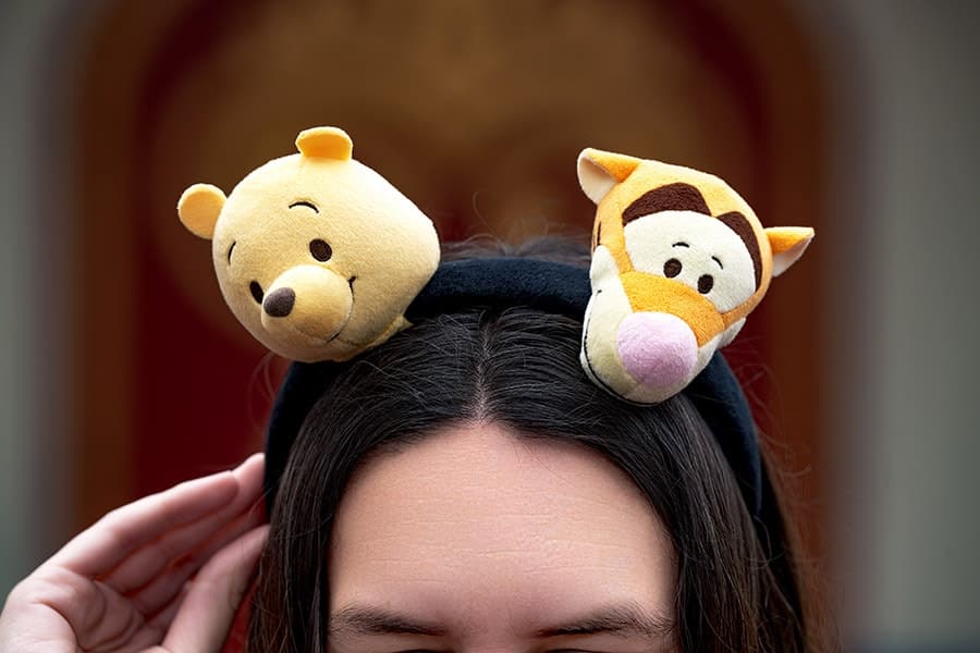 Disney Mini Winnie the Pooh and Tigger plush for create your own headband