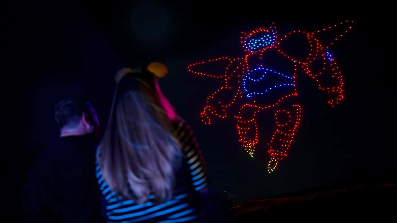 Drone Show Baymax | The Main Street Mouse