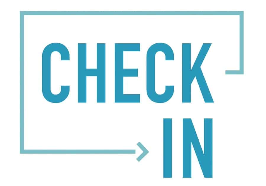 Check-In logo, a tool for veterans and their families