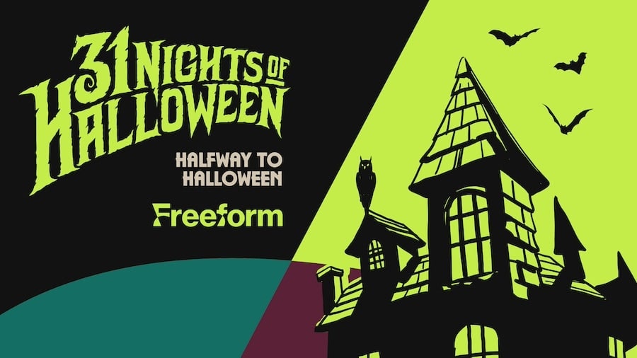 31 Nights of Halloween, playing all October, only on Freeform and Huluween art