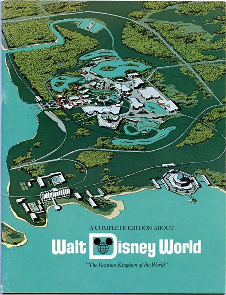 Aerial View Artwork of Walt Disney World