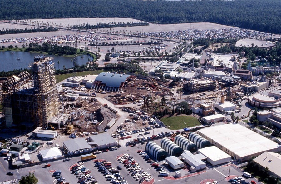 Aerial views of Disney’s Hollywood Studios