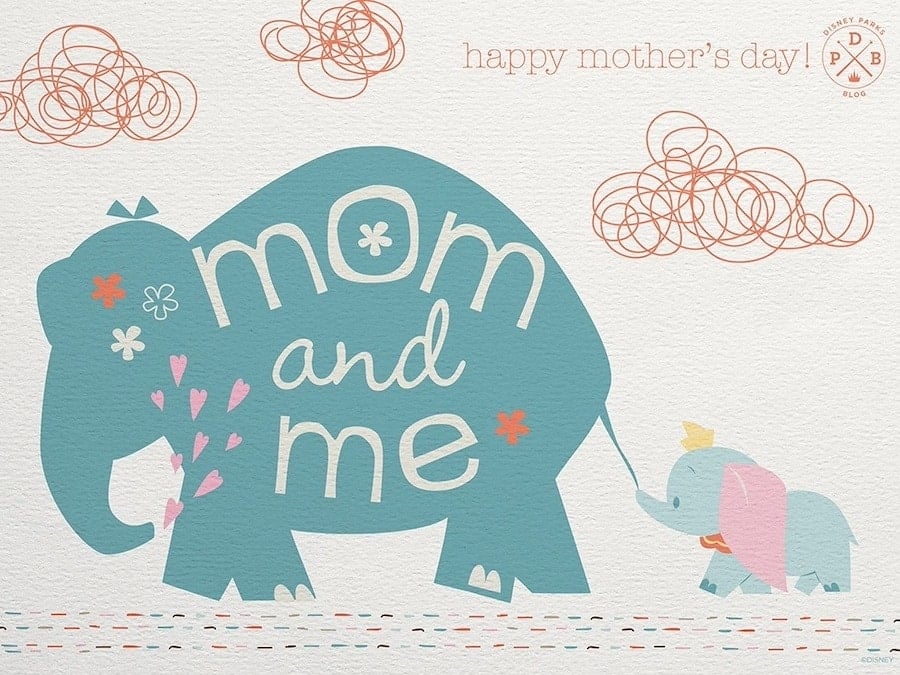 Disney Mother’s Day Wallpapers, Mother’s Day Desktop and Phone Background Inspired by Walt Disney Animation Studios’ "Dumbo”