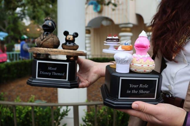 Prizes for"Most Disney Themed" and "Your Role in the Show"