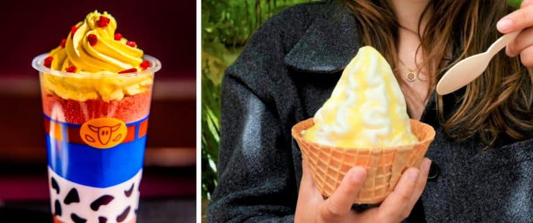 DOLE Whip with Strawberry Slush Float Pineapple Whip