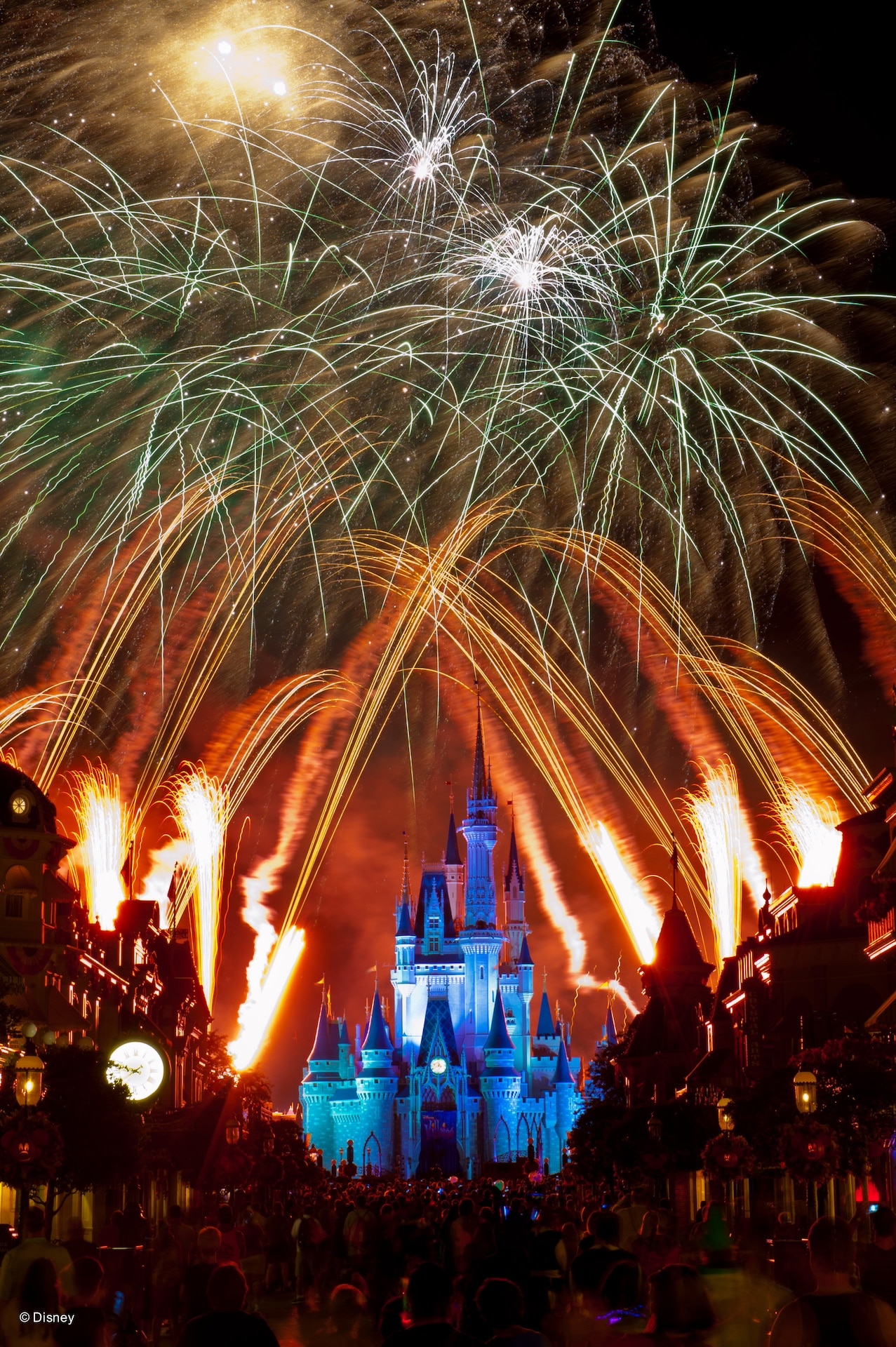 Summer fireworks at Walt Disney World