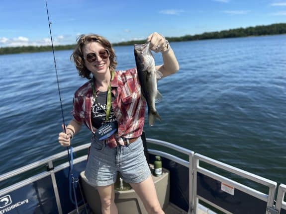 Fishing excursions on Bay Lake get you up close and personal with the wildlife.