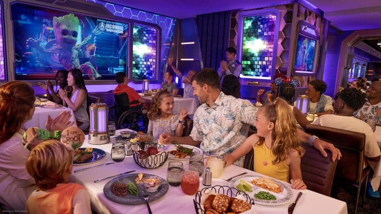 Worlds of Marvel Disney Cruise Lines Marvel themed dining experience