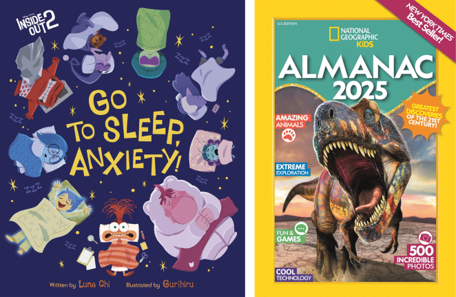DisneyPixar Inside Out 2 Go to Sleep Anxiety National Geographic Kids Almanac 2025
