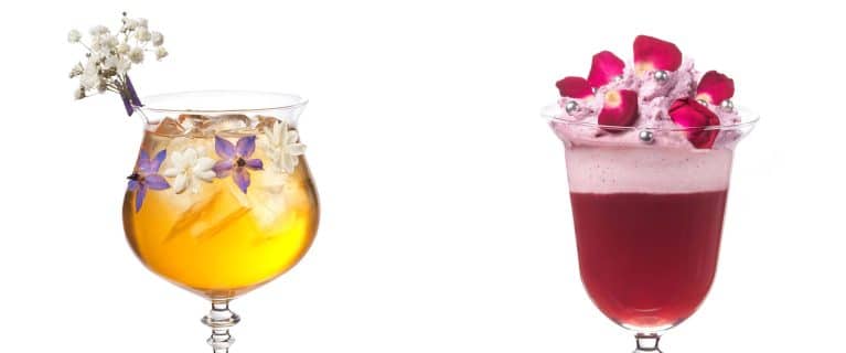 Rapunzel Mocktail Red Rose Cocktail