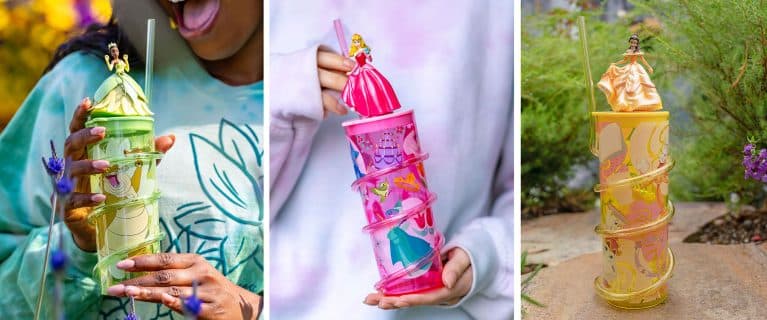 Princess Tiana Sipper Princess Aurora Sipper Princess Belle Sipper