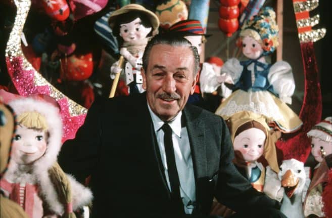 | The Main Street Mouse Walt Disney with Dolls from it's a small world"