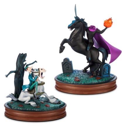 Ichabod Crane and Headless Horseman Light Up Figure Set