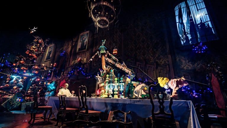 | The Main Street Mouse Haunted Mansion Gingerbread House