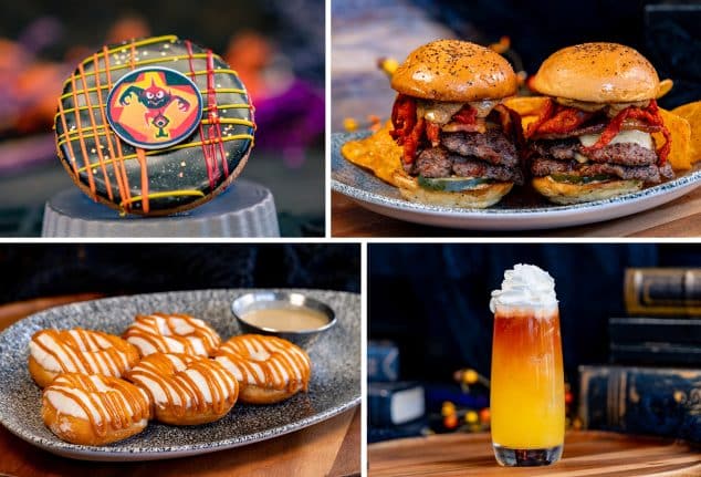 | The Main Street Mouse Monster Baby Cookie Muensters Inc Sliders Pumpkin Spiced Latte Donuts Halloween Cocktail