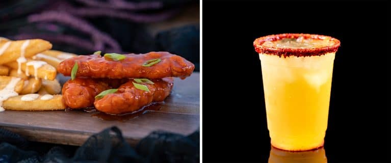 | The Main Street Mouse Mango habanero Chicken Strips Seaborn Chili Mango Margarita