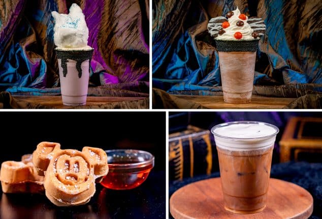 | The Main Street Mouse Ursula Shake Mickey Mouse Mummy Shake Mickey shaped Waffles