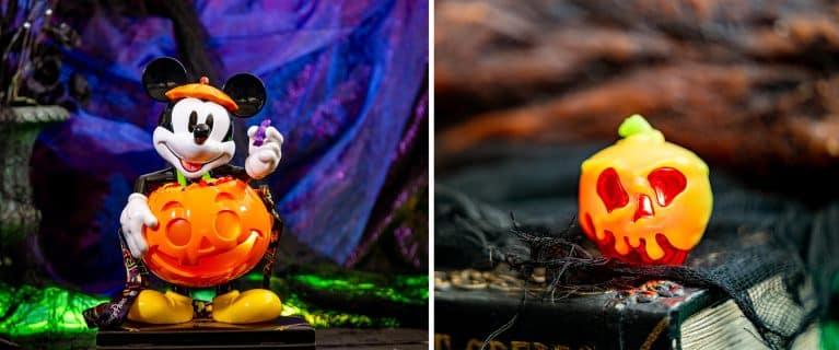 | The Main Street Mouse Mickey Jack o lantern Sipper Green Poison Red Apple Glow Cube