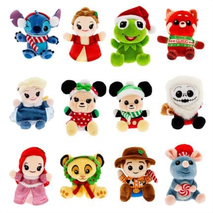 Disney Parks Wishables Plush Holiday Countdown Calendar Limited Release