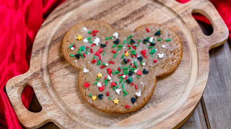 Mickey shaped Gingerbread Cookie