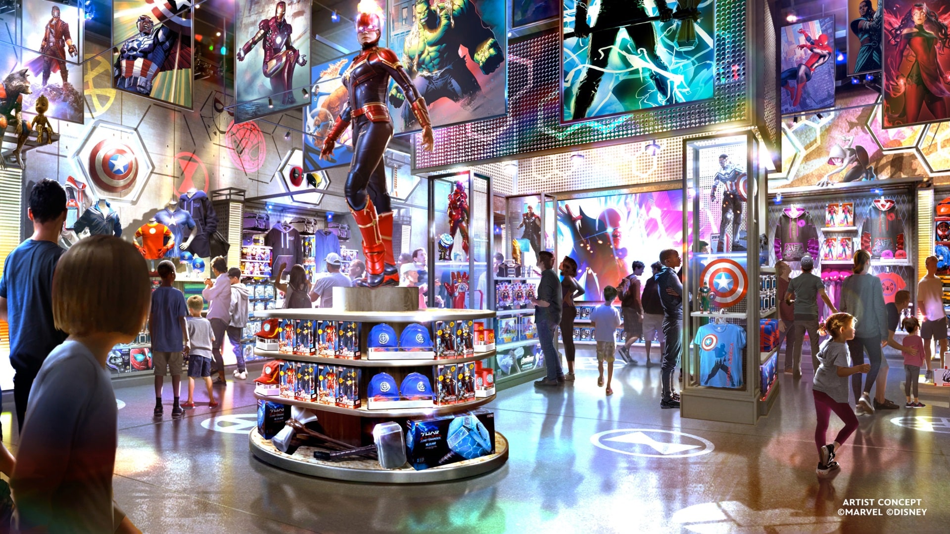 Avengers reserve interior dtd artist concept