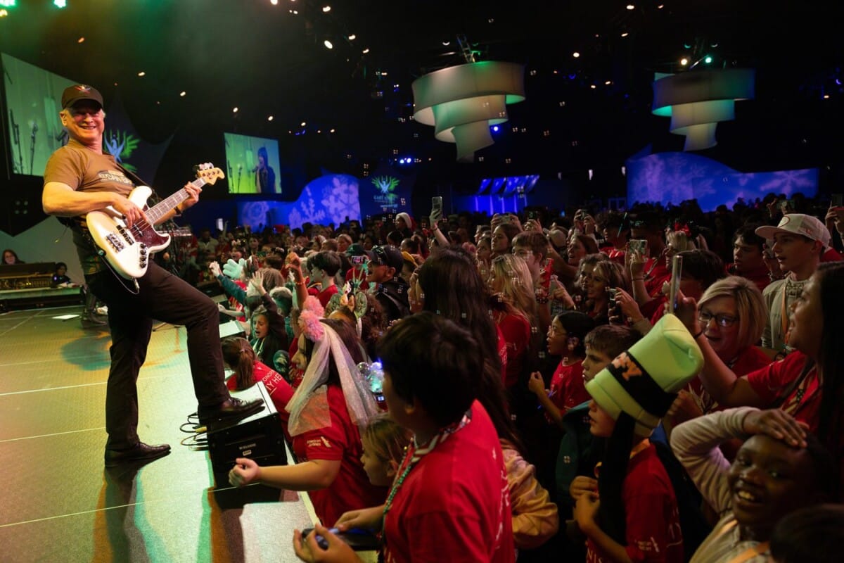 Lt Dan Band performs at Snowball Express