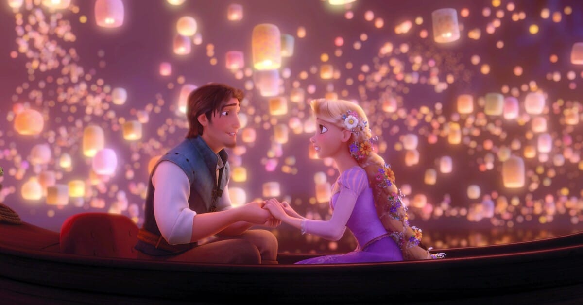 tangled lantern scene | The Main Street Mouse