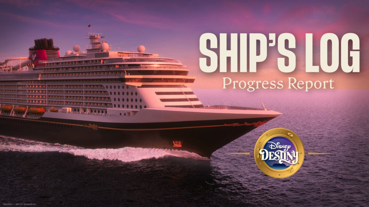 2025 dcl disney destiny ships log header