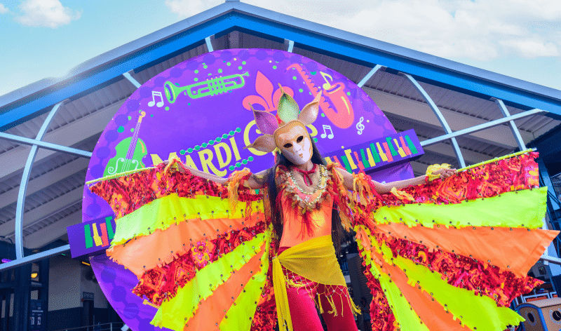 800x472 SWO Blogs 2025 Seven Seas Celebration Mardi Gras Performer
