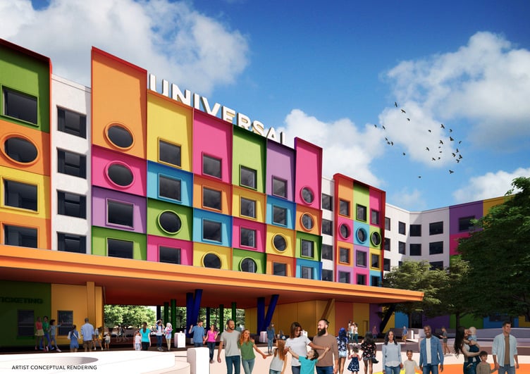 Universal Kids Resort Hotel Facade